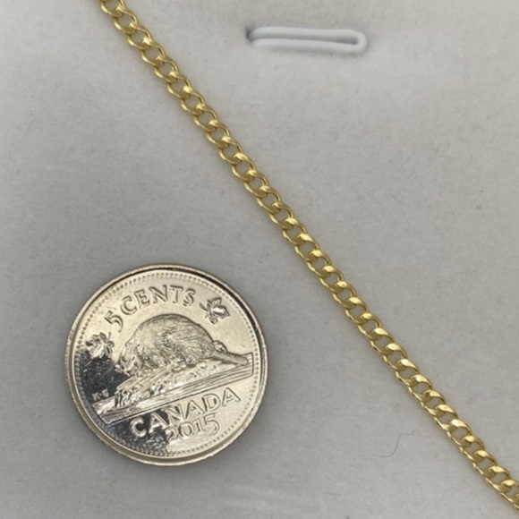 Authentic 10K gold miami link bracelet with lobster lock. - Picture 3 of 3